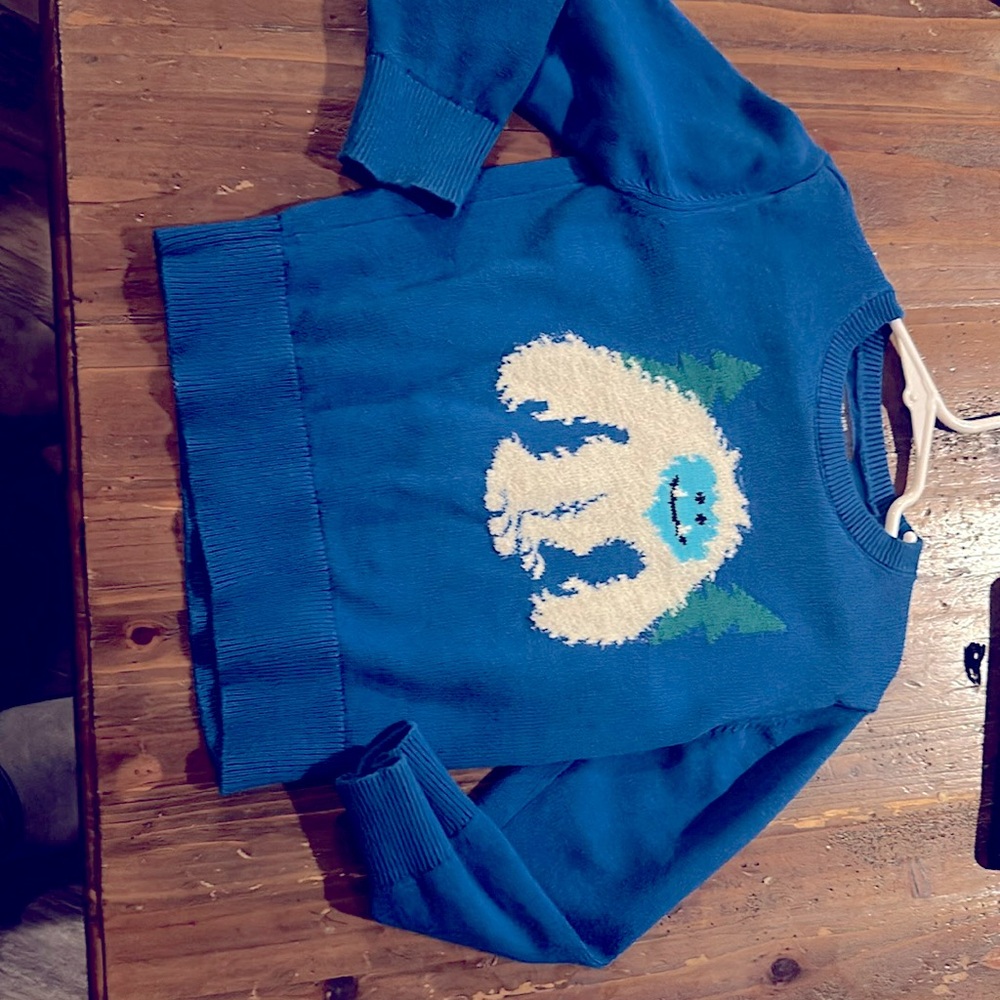 Toddler yeti sweater